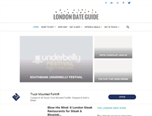 Tablet Screenshot of londondateguide.com